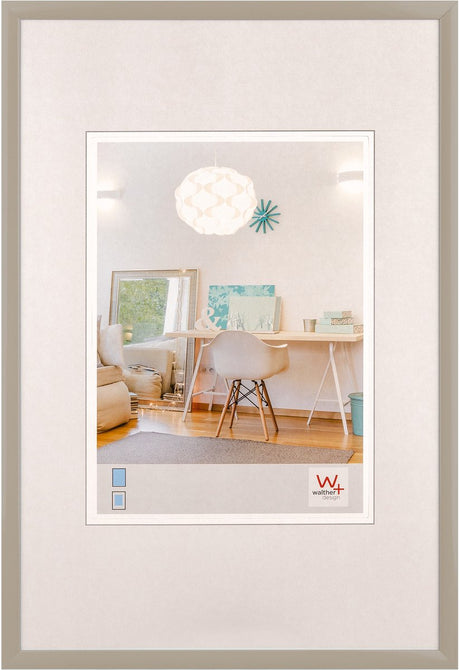 Walther new lifestyle - plastramme - fotostørrelse 30x45 cm - grå