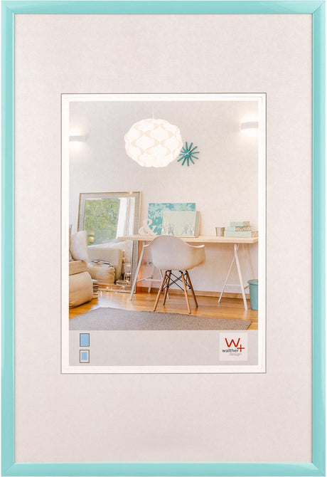 Walther new lifestyle - plastikramme - fotostørrelse 30x45 cm - turkis
