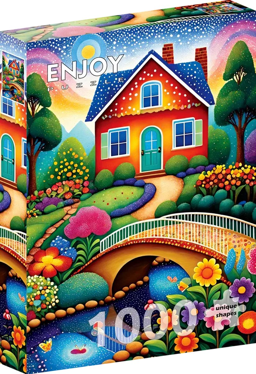 Nyd House of Colors puslespil 1000 brikker