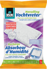 Bison moisture absorber® refill taske lavendel 450 g, lavendel duft, velegnet til moisture absorber®, bekæmp høj luftfugtighed, ingen batteri nødvendig, også velegnet til campingvogne og campister