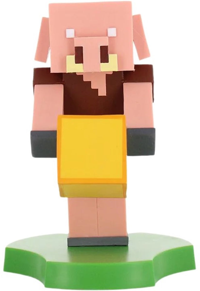 Cableguys minecraft - piglin - figurstativ til telefon | opladningsetui (kabel guys mini)