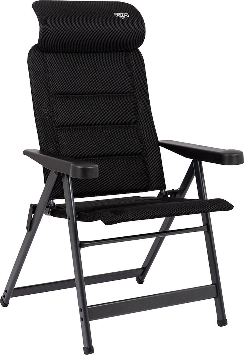 Crespo - position stol - s - ap 235 - air-deluxe - kompakt - sort