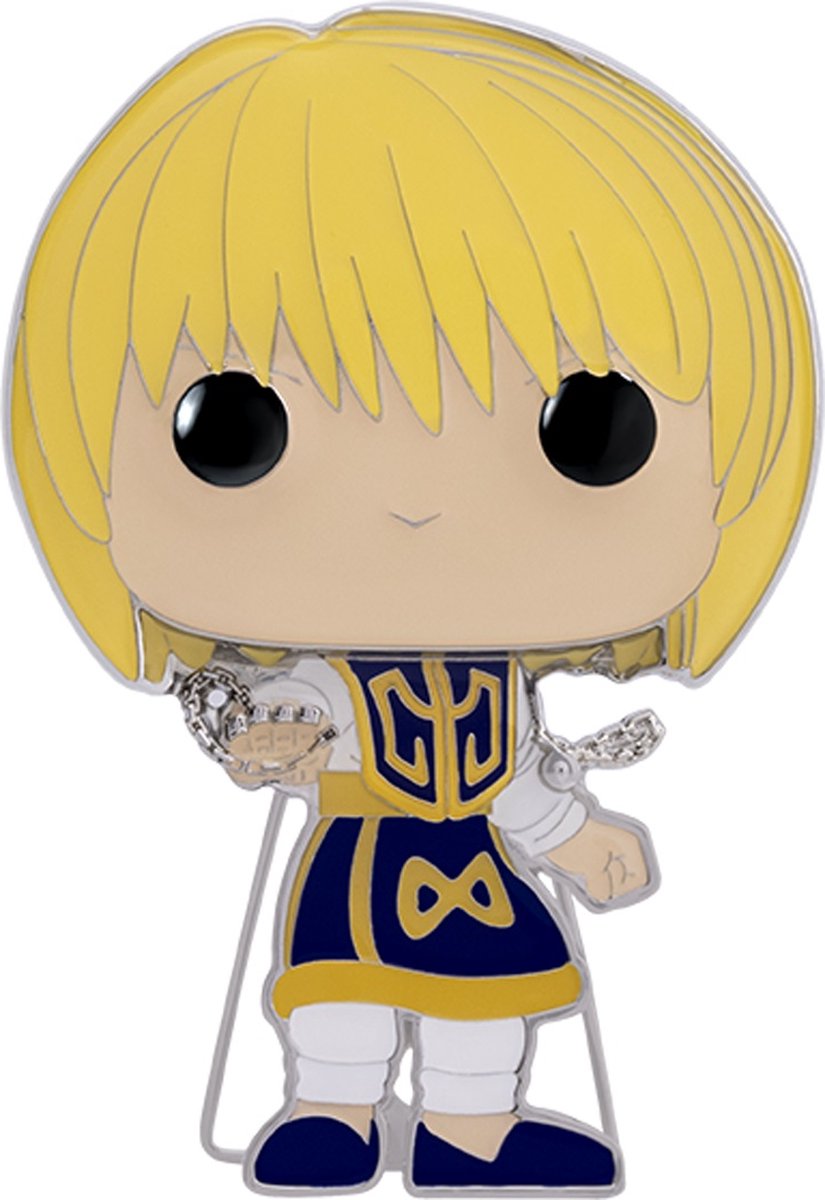 Funko hunter x hunter - pop! kurapika 10 cm pin - flerfarvet