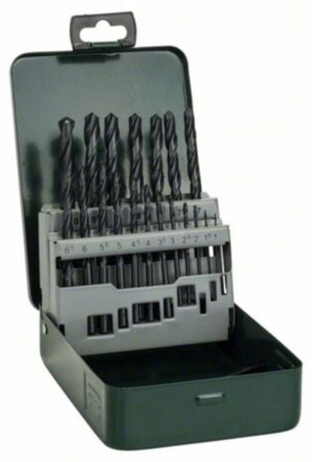 Bosch tilbehør boresæt hss-r | 19 dele | 2607019435 - 2607019435