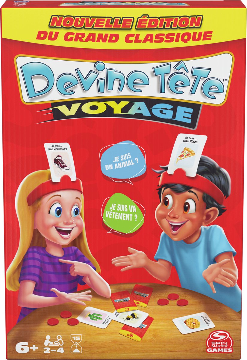 Spin master spil - devine tête - rejse