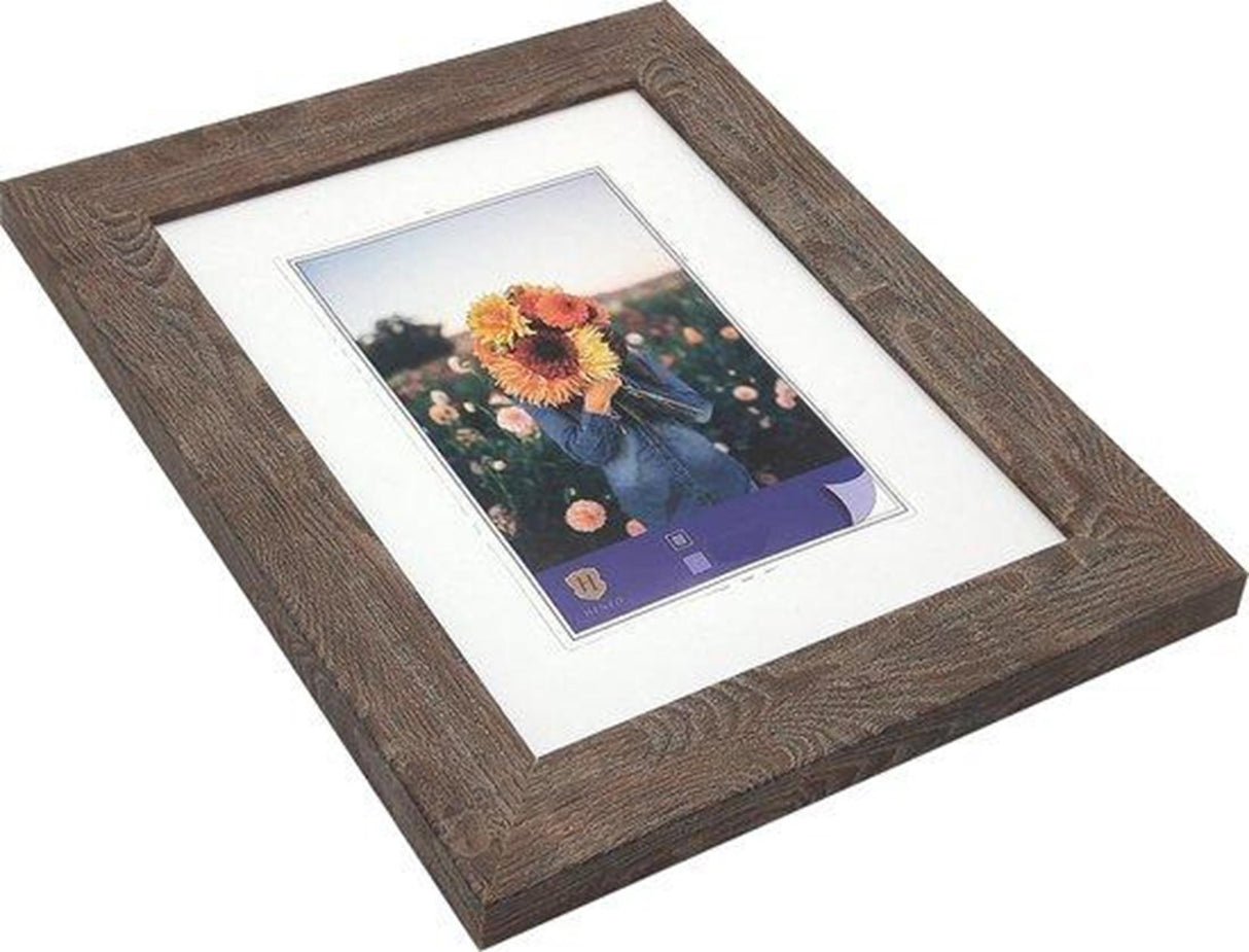 Henzo fotoramme dahlia 30x40cm mellembrun
