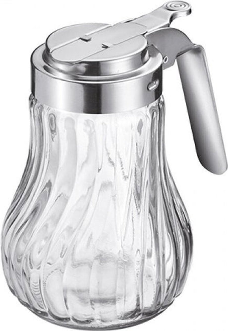 Westmark creme honning dispenser, kapacitet: 250 ml, glas rustfrit stål, berlin, transparent sølv, 65302260