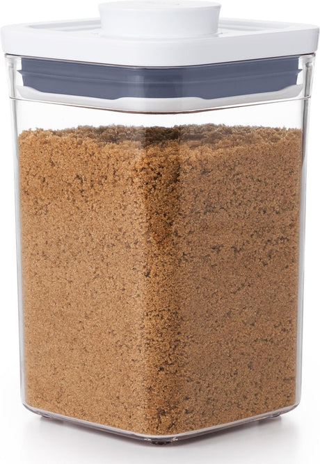Oxo-opbevaring kan 'poppe' lille firkantet - lav (1,0 liter)