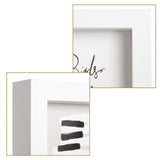 Henzo fotoramme klaver diptykon 10x15cm hvid
