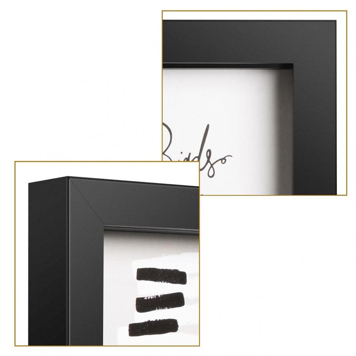 Henzo fotoramme klaver diptykon 13x18cm sort