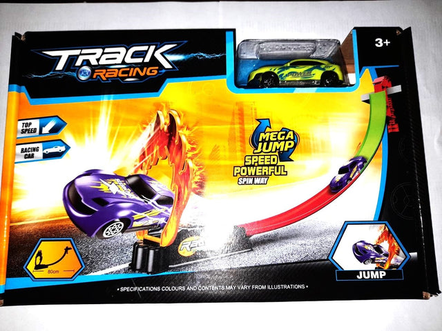 Jonotoys baneracerracerbane inklusive 1 bilbane er 80 cm lang