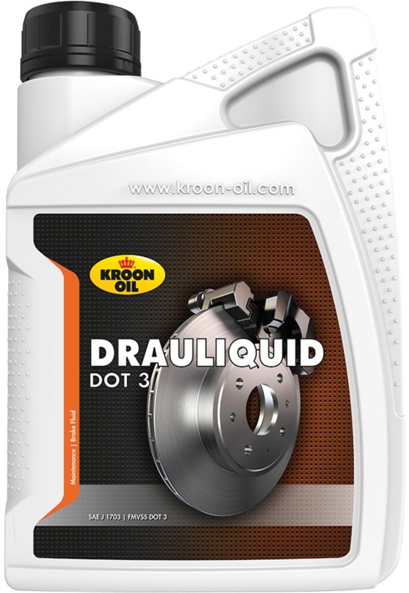 bremsevæske Drauliquid DOT3 1 liter (04205)