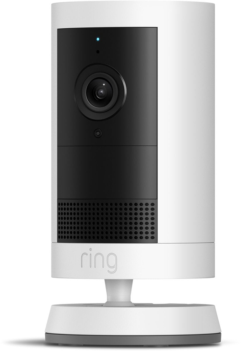 Ring udendørs kamera plus - batteri - hvid - udendørs kamera - 2k
