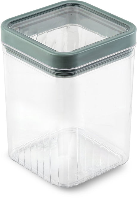 Curver kara opbevaringsdåse - 1,2l - 10,7x10,7x16,4cm - blå-grøn