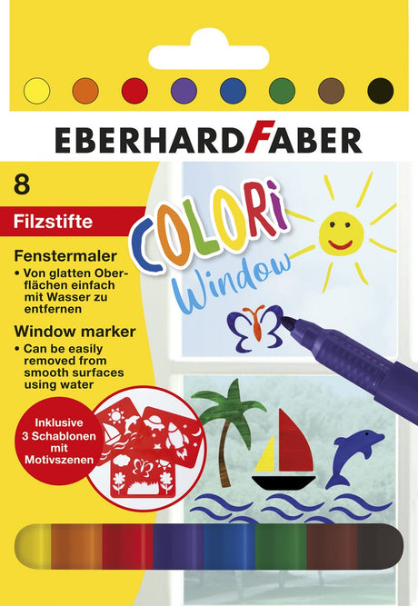 Eberhard faber raamstift - colori - 8 stuks - in kartonnen etui - ef-550022