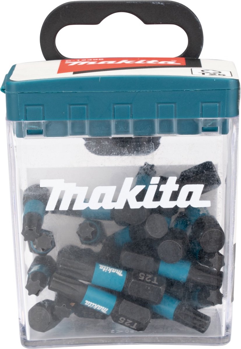 Makita tilbehør slagskruetrækker bit t25x25mm - e-12398 - e-12398