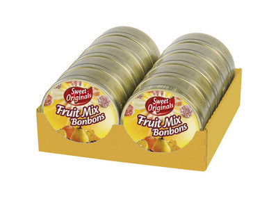 Sød original frugtblanding chokoladedåse (10x 200gr)
