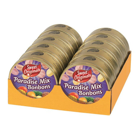 Sweet originals paradise fruitmix bonbons blikje (10x 200 gr)