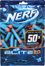 Nerf elite 2.0 refill pack - med 50 officielle elite 2.0 dart - elite dart