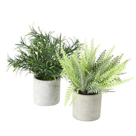 Boltze hjem kunstig plante rosmarin eller bregne