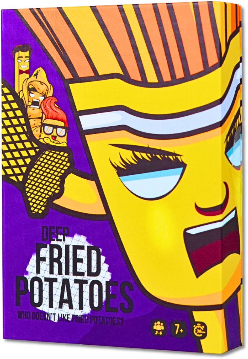 Fried kartofler kortspil friturestegte udgave (engelsk)