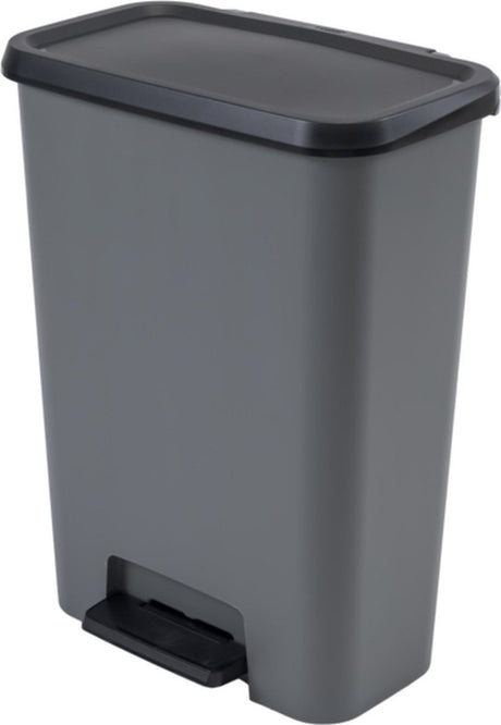 Curver compatta affaldsspand - 50 liter - grå sort