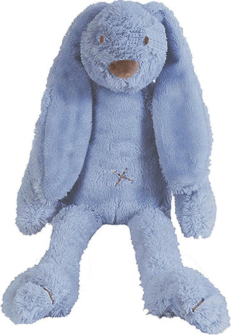 Happy horse konijn richie knuffel 28cm - donkerblauw - baby knuffel