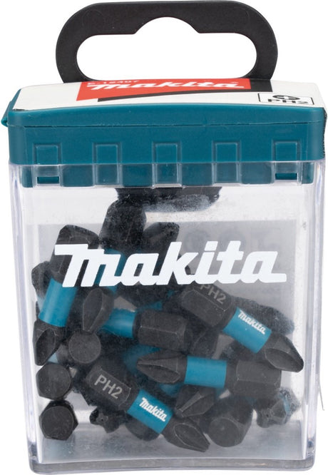 Makita tilbehør slagskruetrækker bit ph2x25mm - e-12360 e-12360