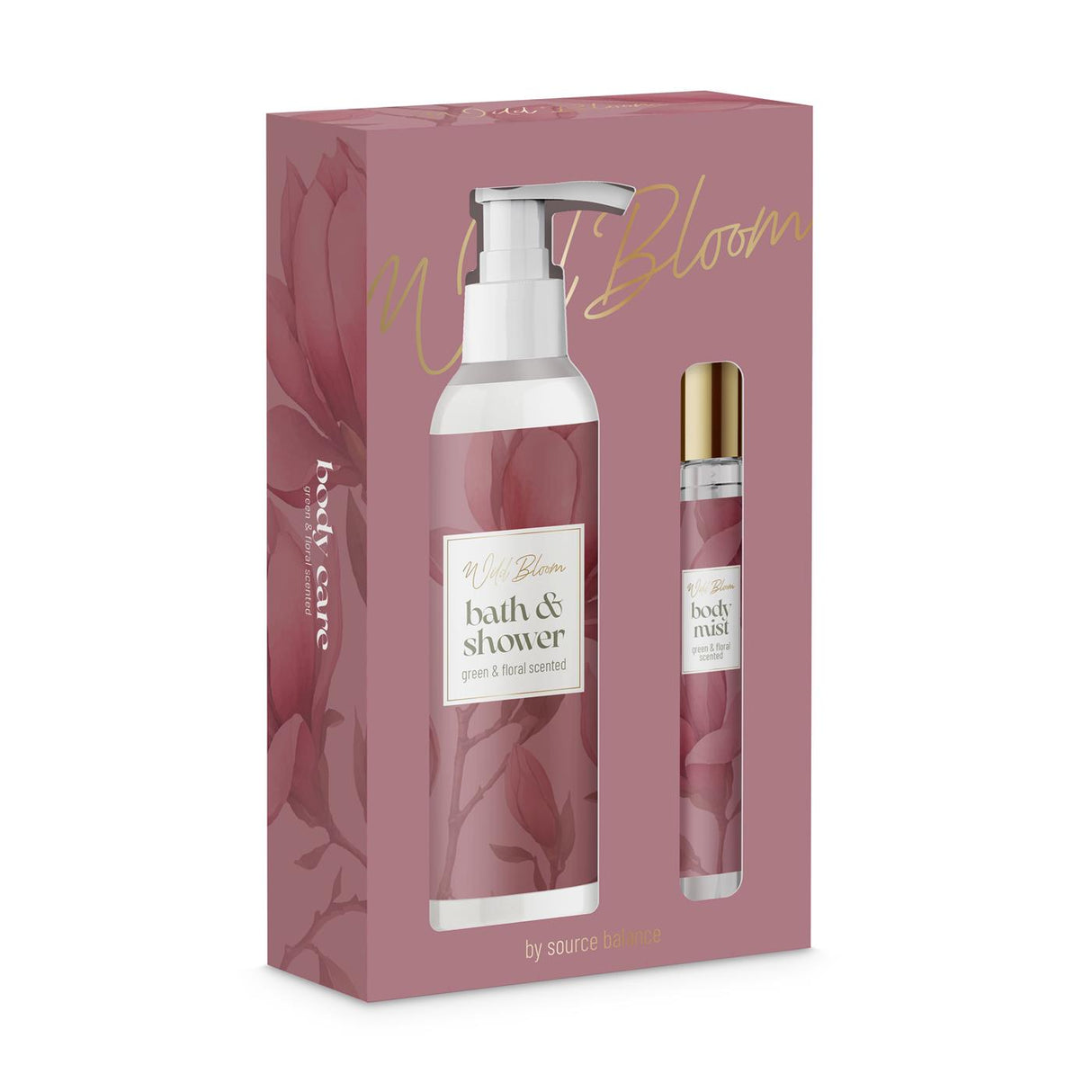 Kildebalance badegavesæt wild bloom 2-delt
