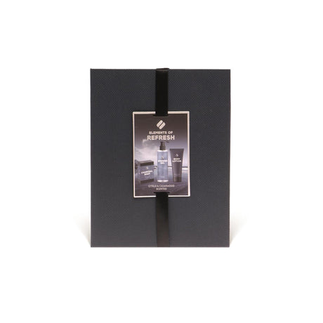 Source balance bad giftset elements of refresh luxe doos bad douche 180ml, bodylotion 100ml en charcoal zeep 100g