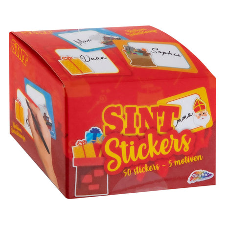 Grafix Sinterklaas klistermærker på en rulle med 50 stk