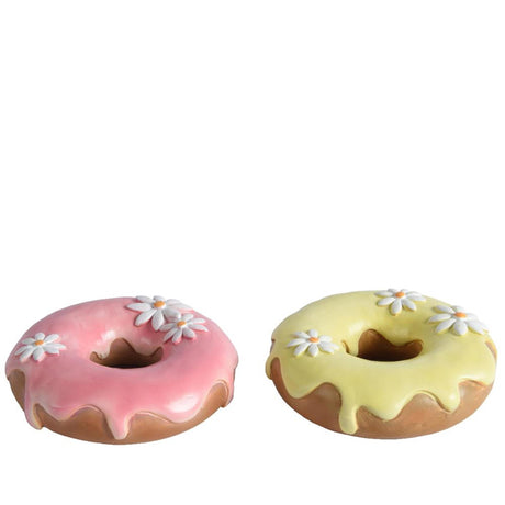 Decoris skulptur donut polyresin dia.9,5 cm