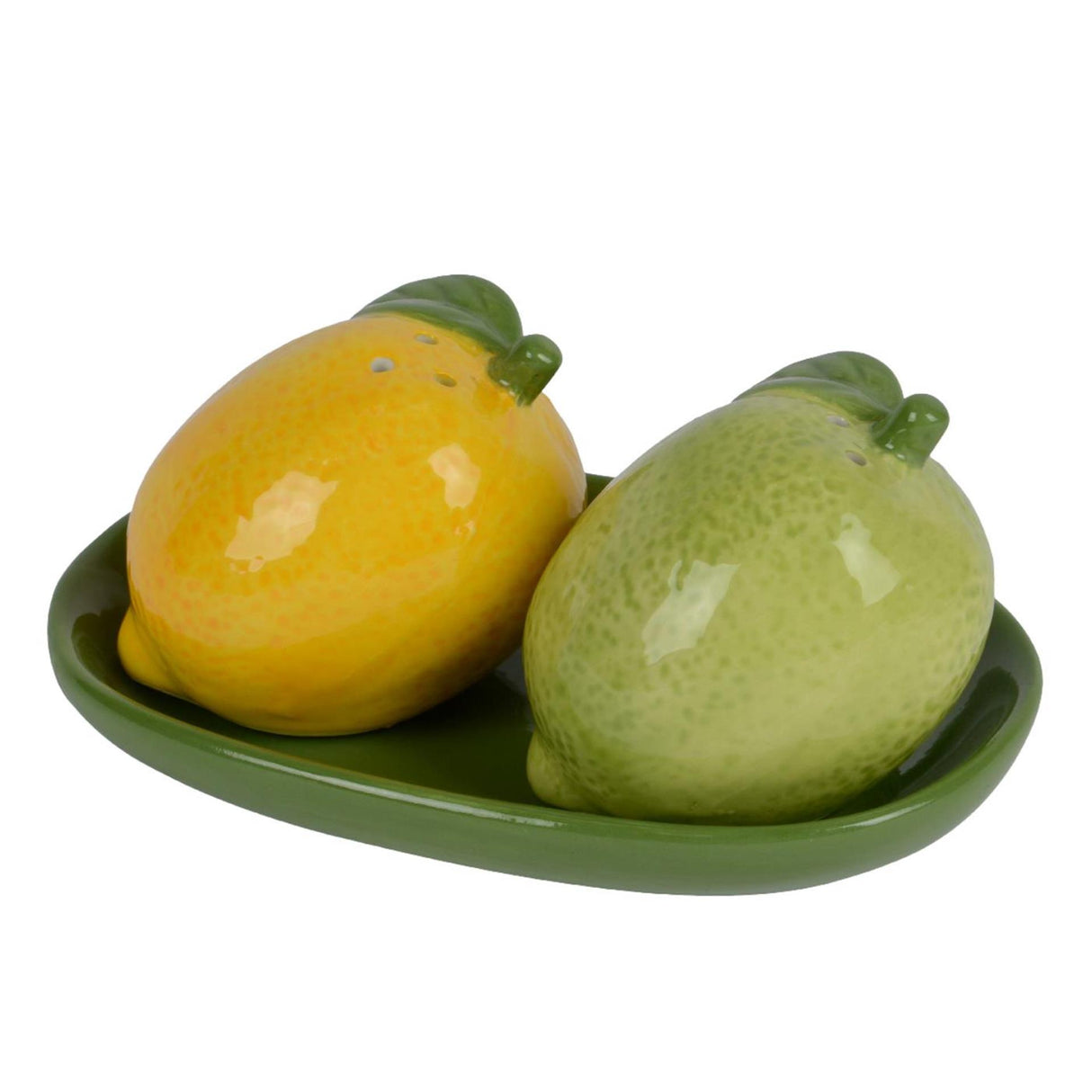 Decoris salt og peber shakers citron på skala