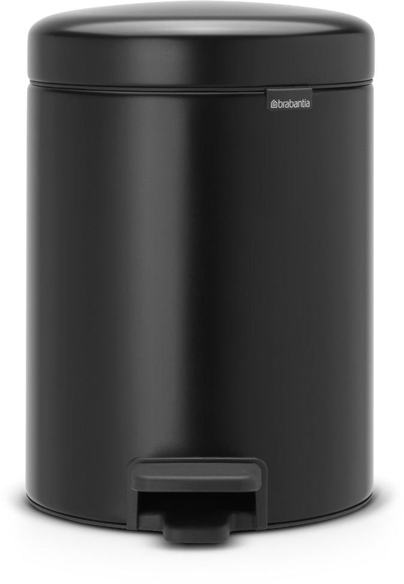 Brabantia newicon affaldsspand - 5 liter - badeværelse - mat sort