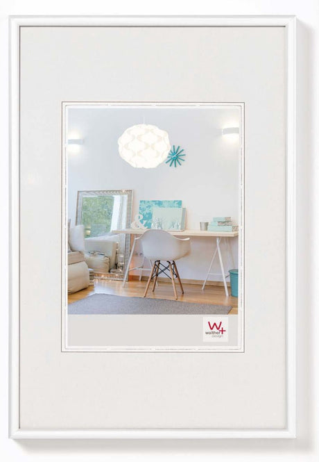 Walther new lifestyle - plastramme - fotostørrelse 18x24 cm - hvid