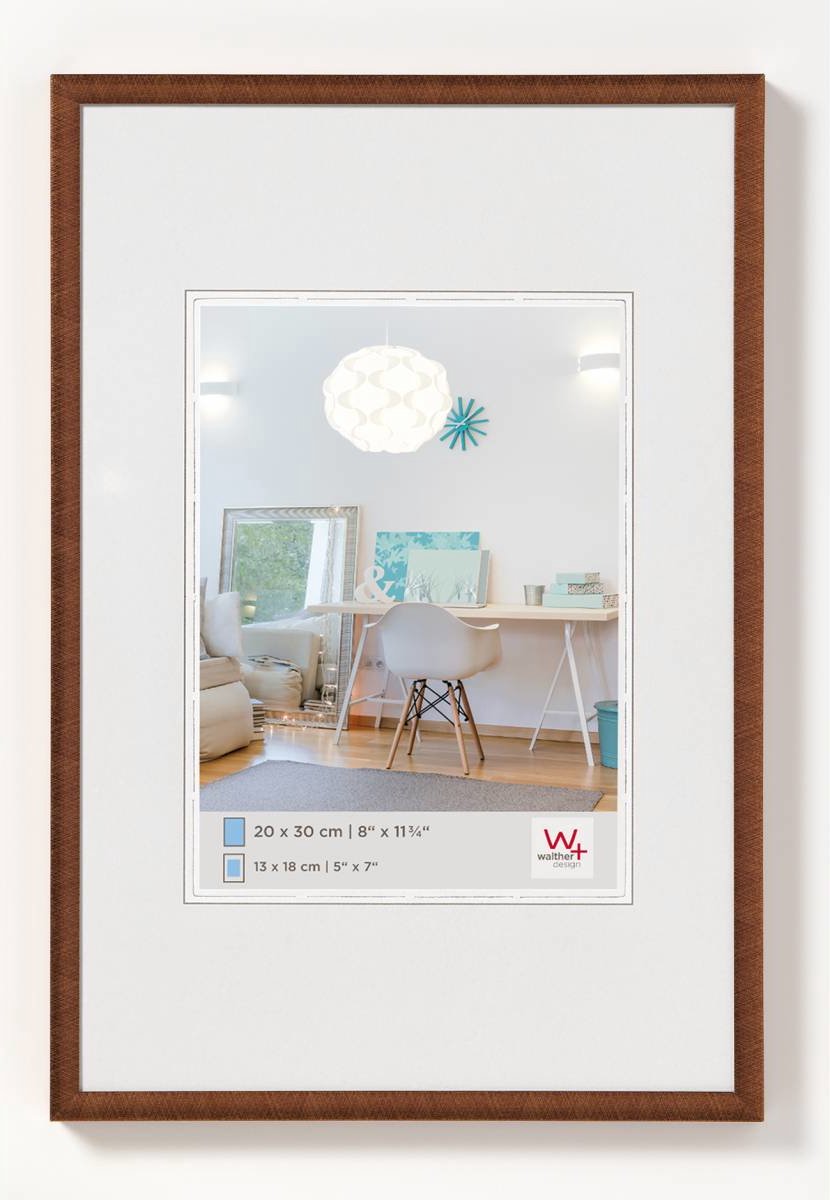 Walther new lifestyle - plastramme - fotostørrelse 50x60 cm - bronze