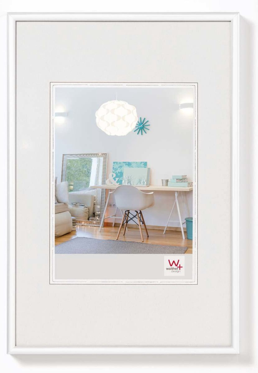 Walther new lifestyle - plastramme - fotostørrelse 30x45 cm - hvid