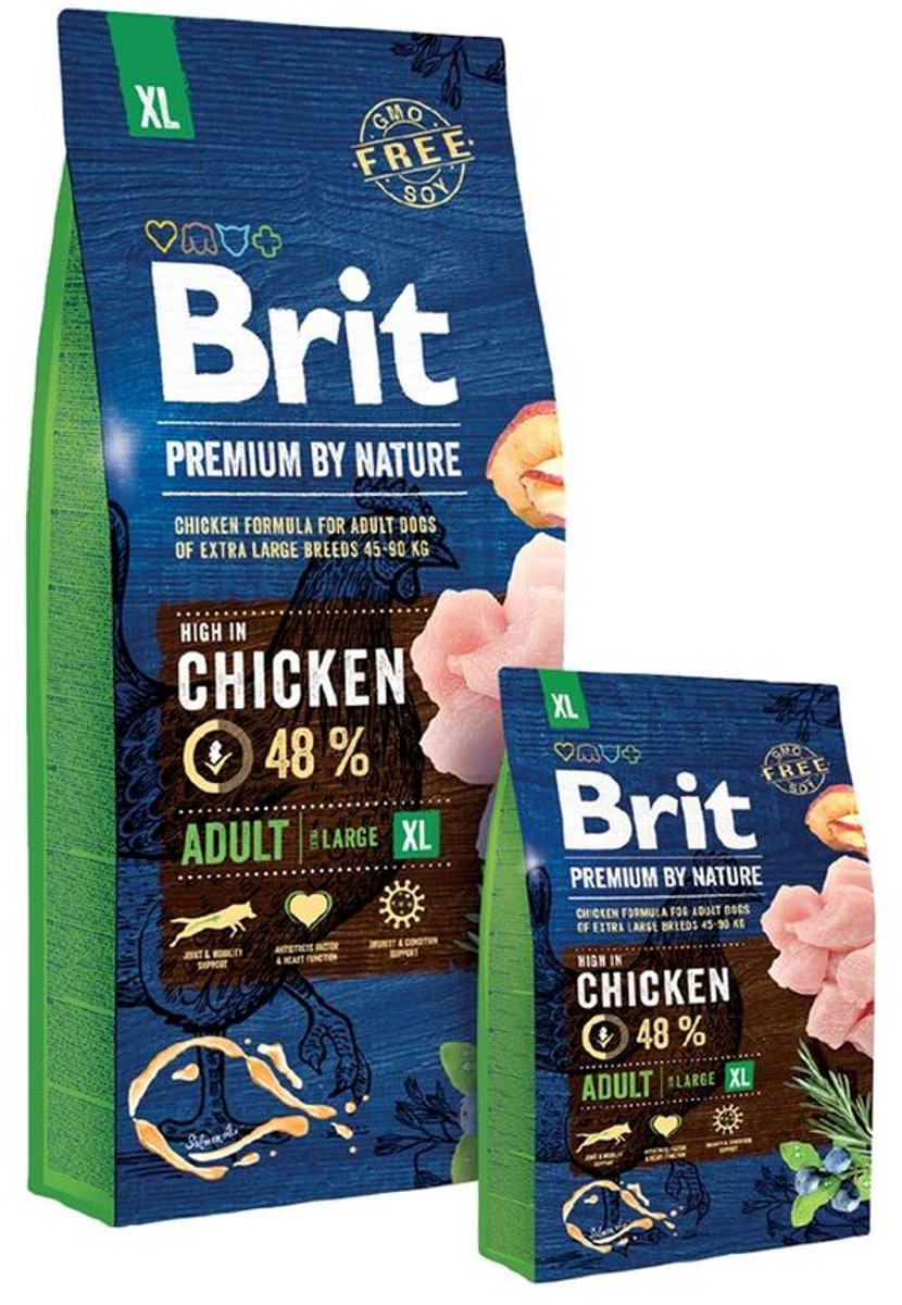 Brit premium voksen xl 15 kg