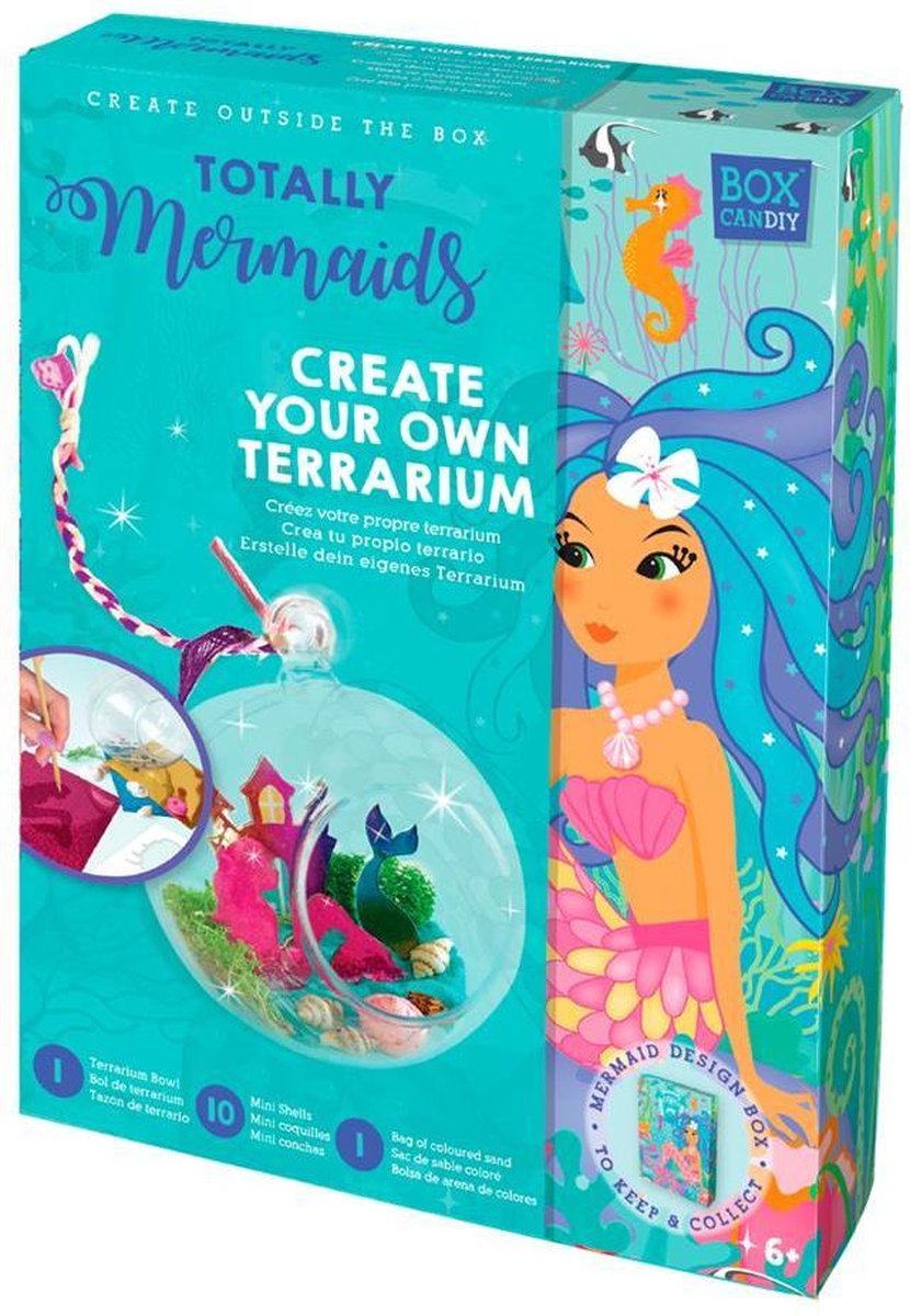 Kasse slik - håndværk - lav dit eget terrarium junior 12-delt