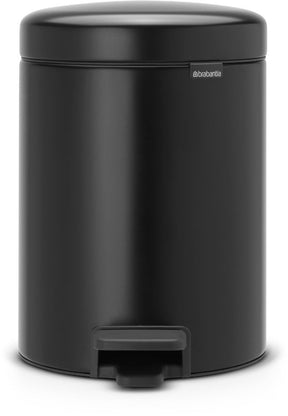 Brabantia newicon affaldsspand - 5 liter - badeværelse - mat sort
