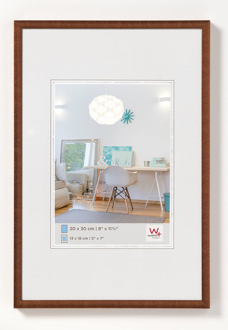 Walther new lifestyle - plastramme - fotostørrelse 20x30 cm - bronze