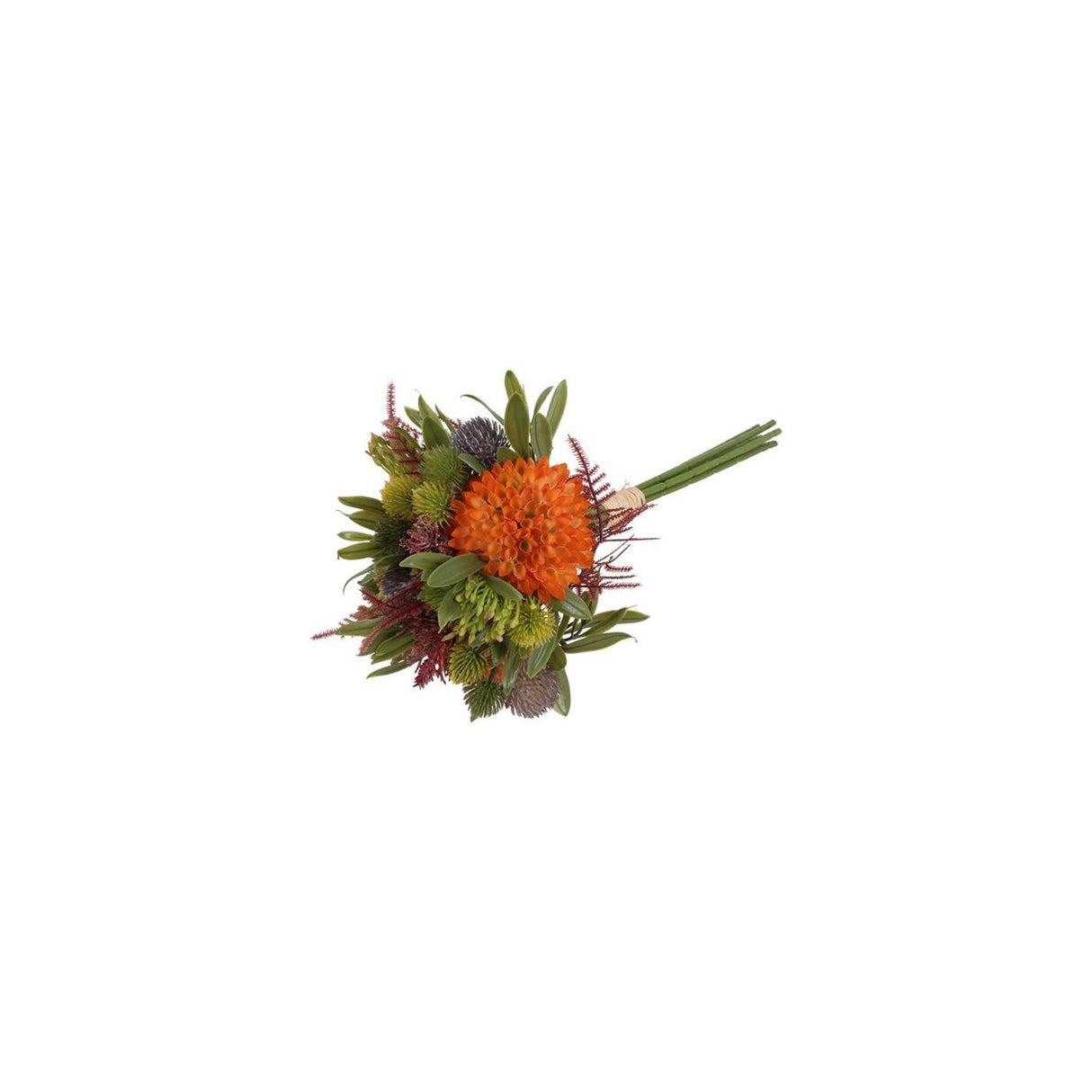 Countryfield kunstig buket dhalia mix orange 25x25x36cm