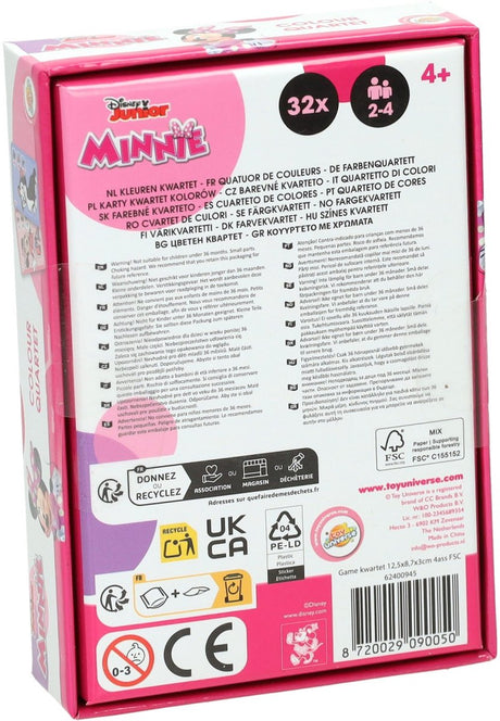 Kreativ håndværksgruppe minnie mouse-kvartet - 32 kort