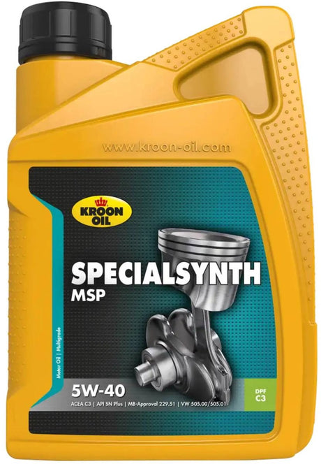 Kroon-olie specialsynth msp - motorolie - 5w-40 - 1 liter - syntetisk