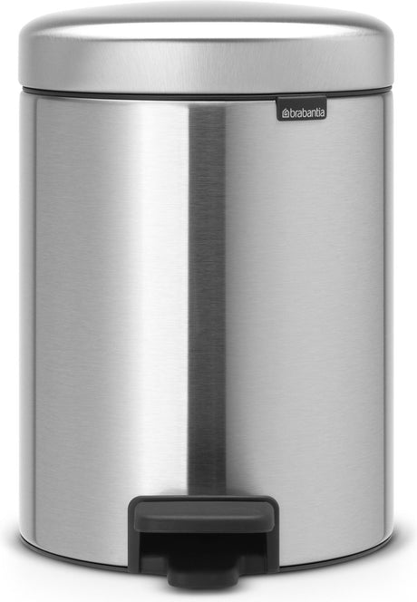 Brabantia newicon affaldsspand - 5 liter - badeværelse - mat stål