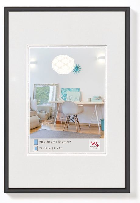Walther new lifestyle - plastramme - fotostørrelse 61x91,5 cm - sort