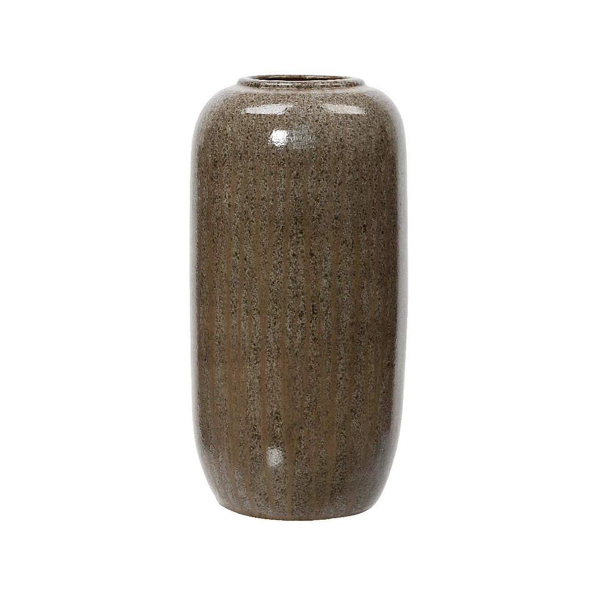 Decoris vase terracotta h30cm brun