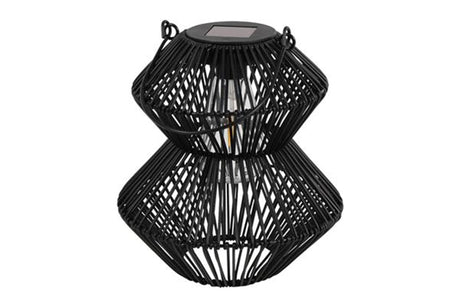 Countryfield solar lantaarn onora-pearl s zwart 8x21x23cm