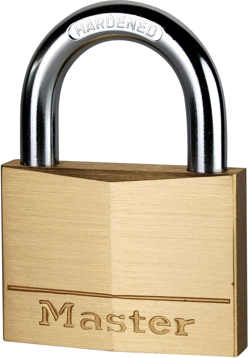 Masterlock master lock hængelås 60 mm massiv messing 140eurd