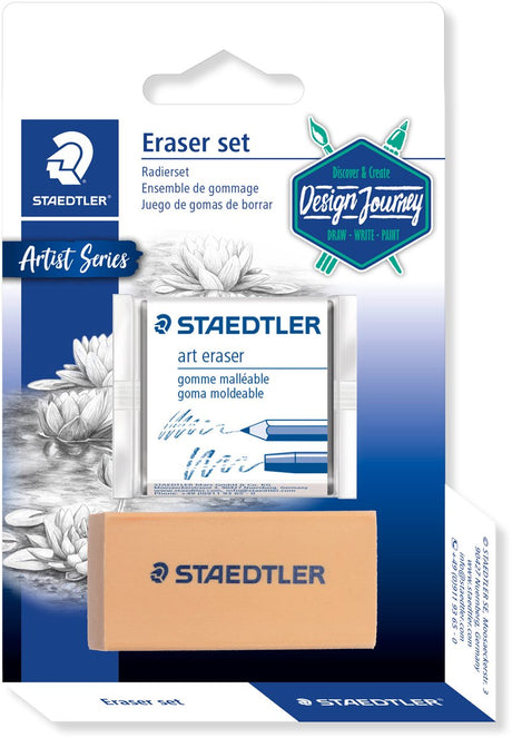 Staedtler viskelæder design rejse sæt med 2 dele